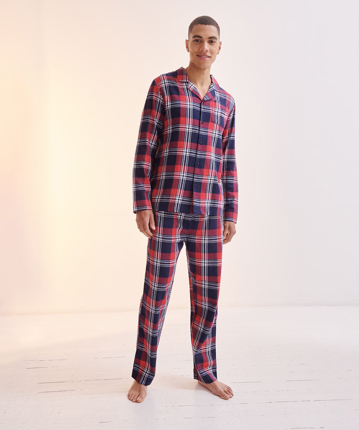 GENTS TARTAN LOUNGE SET SFM74