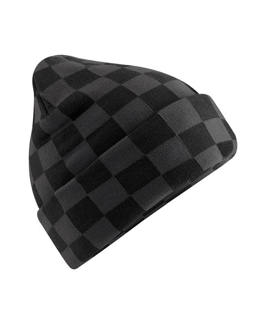 CHECKERBOARD BEANIE