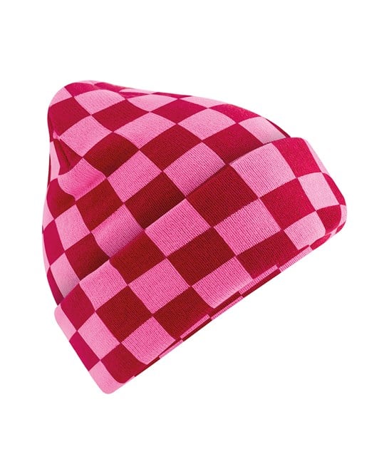CHECKERBOARD BEANIE