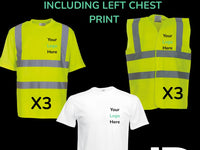T-shirt, Hi-vis Vest & Hi-vis T-shirt