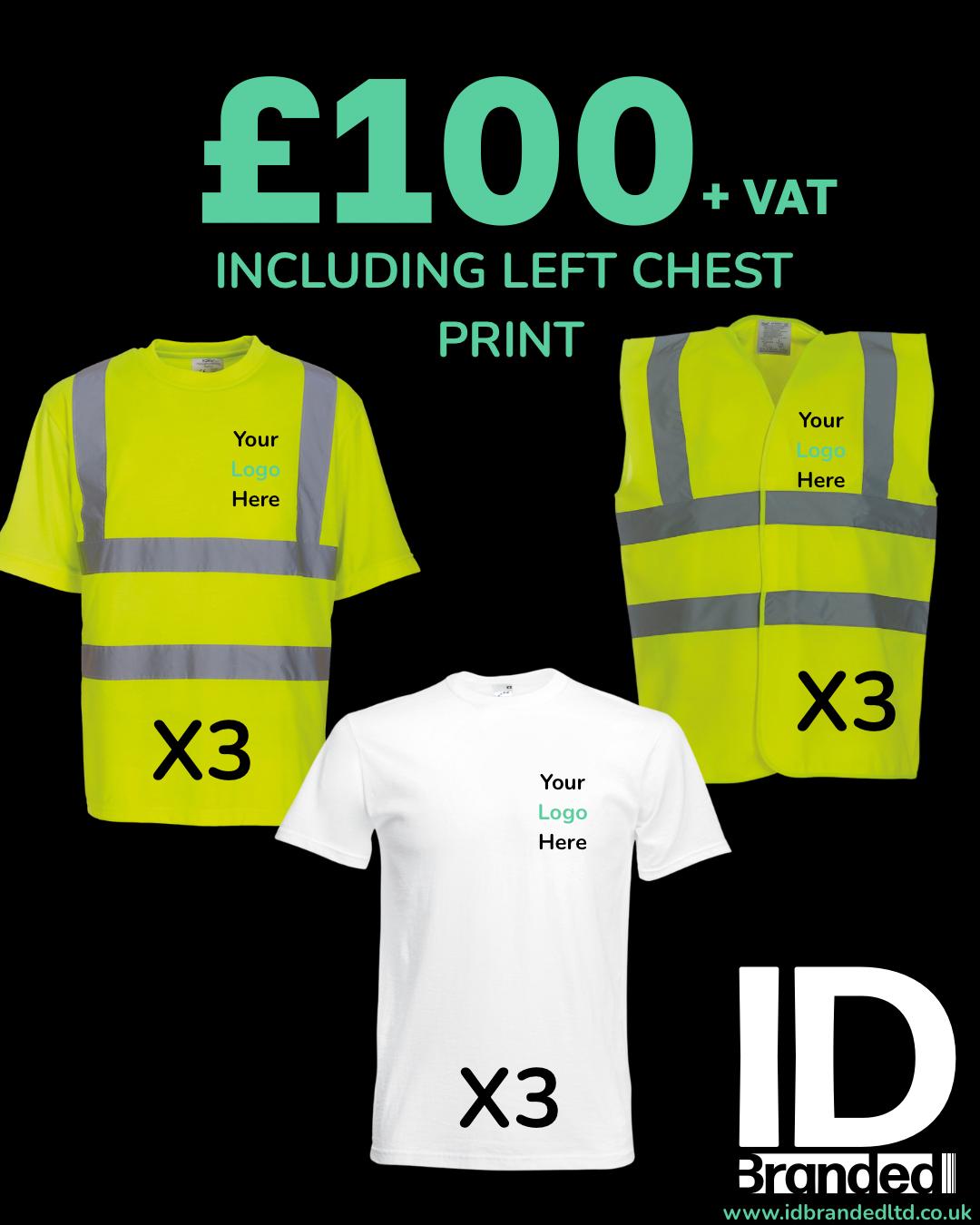 T-shirt, Hi-vis Vest & Hi-vis T-shirt