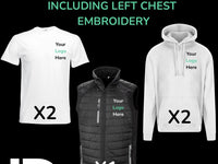 T-Shirt, Hoodie & Gilet Bundle
