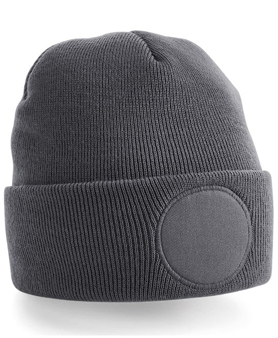 CIRCULAR PATCH BEANIE