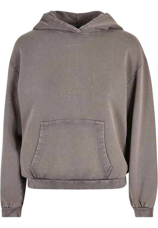 Womens Acid Washed Hoodie