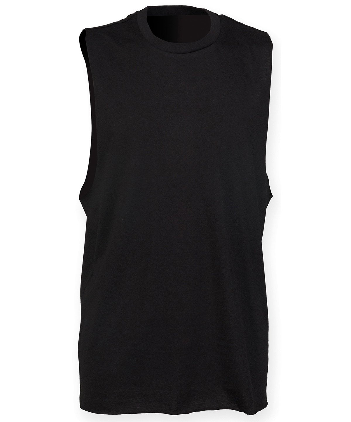 High Neck SlashArmhole Vest
