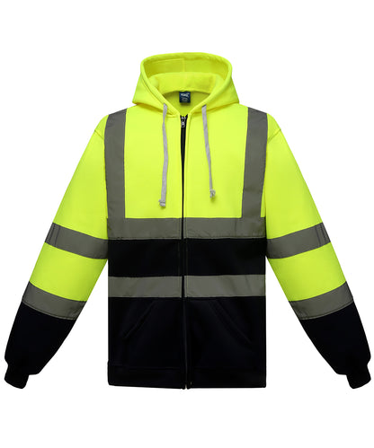 Zip Hi-Vis Hoodie
